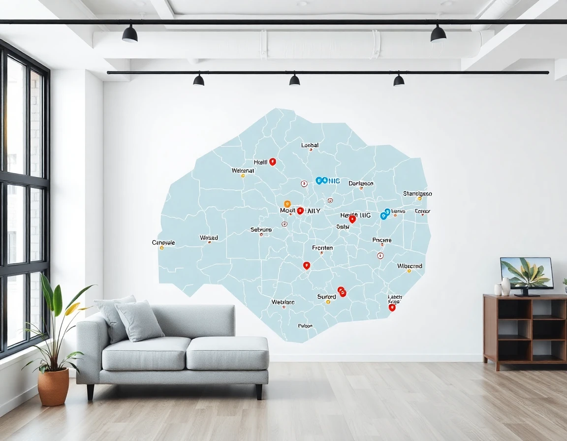 Hvac Service Areas Map